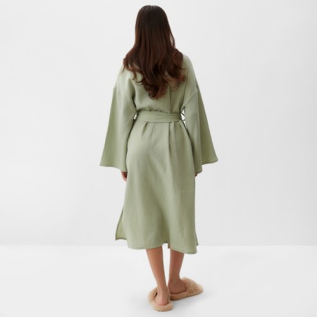 Women's robe KAFTAN BASIC R.40-42, Green-3