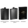 Alcohol flask "Experience and Alcohol", stainless steel, gift, 240 ml, 8 oz