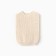 Knitted crumb vest I, height 68-74 cm, milk