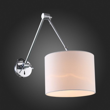 Sconces st. SL460.101.01. Marcia. 1x60 watts, E27, 25x30 cm, chromium color-7