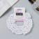 Hair elastic band "Orbit" Netiva reaping, 12 cm, white
