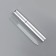 Nail glass for nails, 14 cm, in case, transparent/silver color