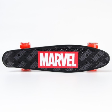 Penniboard Marvel 56 x 16 cm, light wheels PU 60x45 mm, ABEC 7, red color-3