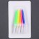 Set for decorating the cake: Topper "Happy Birthday", 1 pc., 10 candles