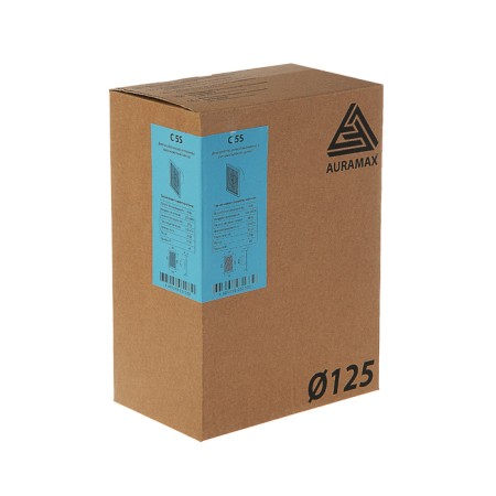 Exhaust Auramax fan with 5s, 183x253 mm, d = 125 mm, 220–240 V-4