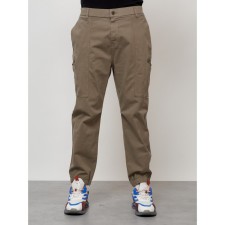 Cargo jeans, size 48, beige color