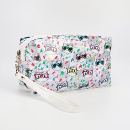Lightning cosmetic bag, transparent color