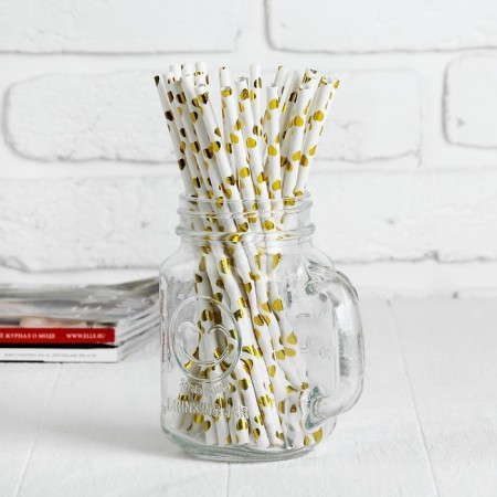 A tube for the cocktail "Heart", set 25 pcs.-1