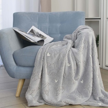 Gumming -luminous Casa Conforte Stella Corgi 100x150cm, Gray, flannel 190g/m, PE100%-1