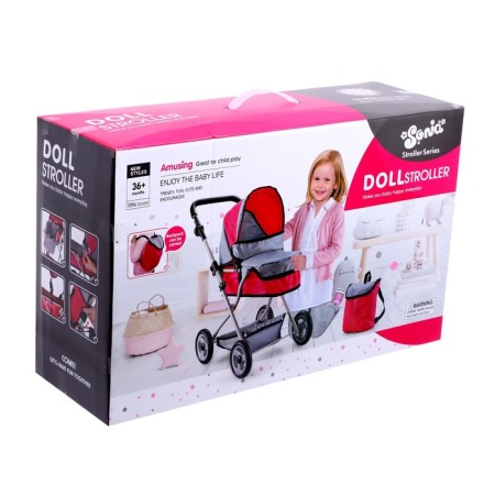 Stroller for dolls, metal frame, universal-14