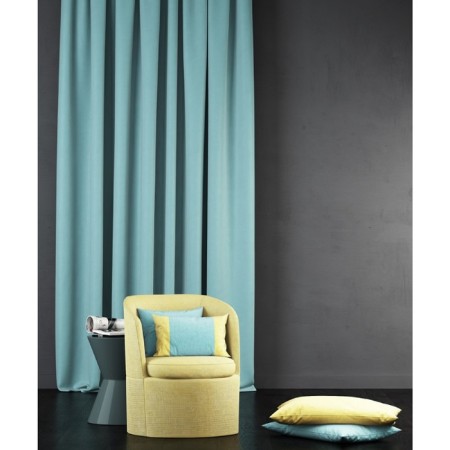 Non -combustible curtain "Ellipse", size 145 x 270 cm, blue color