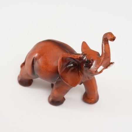 Souvenir Polystone "Indian Elephant" 9x8x5 cm-4
