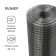 Glorious grid, welded, 10 × 0.5 m, cell 12.5 × 12.5 mm, D = 0.7 mm, GreenGo