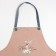 Apron Ethel "Flower Deer", col. Lilac, 70*68 cm, 100% p/e