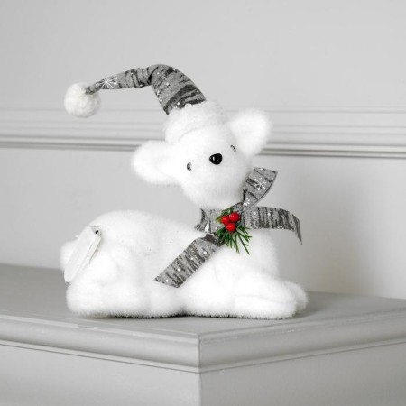 LED figure "Deer" 21 × 19 × 10 cm, phlock, batteries CR2032x2 (not in the kit), glow warm white-1