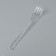 Disposable plug "buffet" transparent, 18 cm
