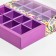 Box under 16 sweets, "flowers" 17.7 x 17.7 x 3.8 cm