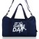 Sports bag with lightning, long belt, blue color