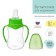 A bottle for feeding, a classic throat, fitted, with handles, 150 ml., 0 months, color mix