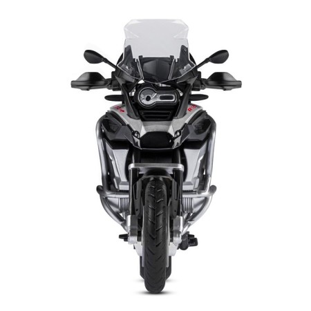 Metallic motorcycle BMW R1250 GS Adventure 1:12, free wheel stroke, silver-3