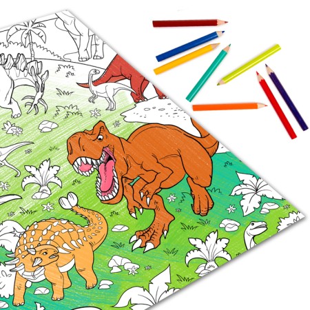 Coloring giant "era of dinosaurs"-2