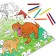 Coloring giant "era of dinosaurs"