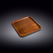 Wilmax England Acacia plate, size 15x15 cm