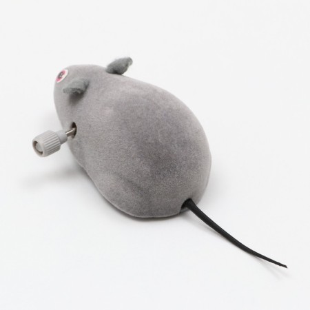 Clockwork mouse, 7 cm, packing 25 pcs, mix of flowers-3