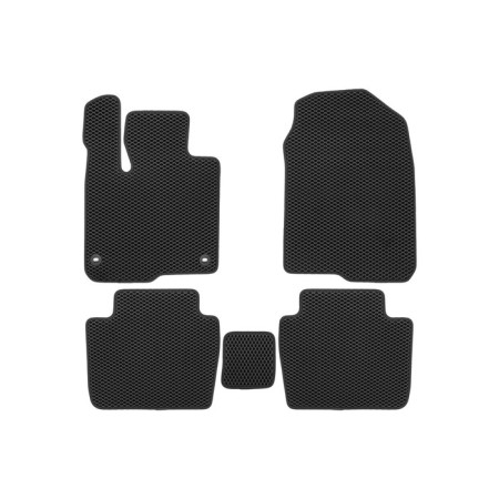 Rugs in the EVA salon for Honda ZR-V 2023-, SUV, (Black edging, 5 pcs.
