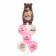 Bouquet of balls “Cute Bear, for mom”, latex, foil, set of 6 pcs.