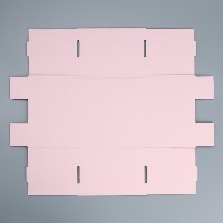 Gift folding box, packaging, "pink", 22x22x15 cm-4