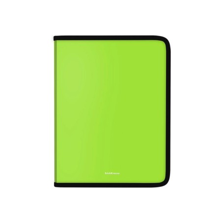 A4 notebook folder, Erichkrause Matt Neon, plastic, on lightning, mix-3