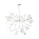 Vetta chandelier, size 72x182 cm, 45x2W, G4