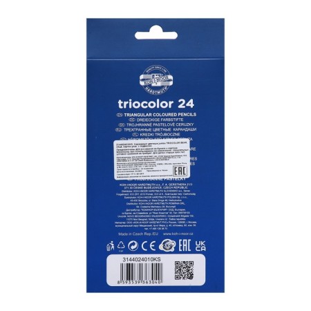 Pencils Jumbo 24CV K-I-N 3144 Triocolor Bear, thickening, trihedral, cards/UP-3