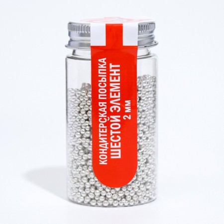 Confectionery Sprinking "Sixth Element", 2 mm, 50 g-1