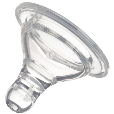 Silicone nipple on a bottle, wide throat, anti -brim valve, + 6 months, fast flow, (packing 20pcs)-4
