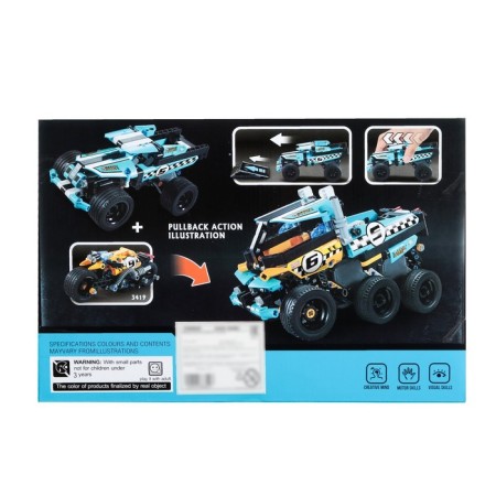 Designer with an inertial mechanism "Stuffing jeep", 142 details-5