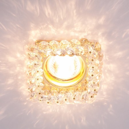 Economic light lamp, D2067 GD CL, MAX 50W G5.3, color gold-1