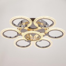 Economic Service chandelier with PDU 01506 LED 112W 3000-6000k, Dimmir., Chrome 60x60x10 cm