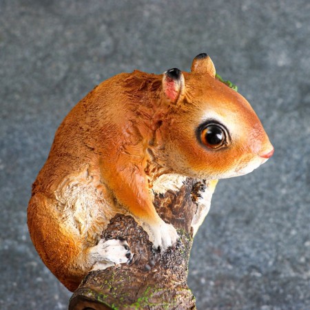 Suspension decor "Squirrel on a branch" 16x15x12cm-1