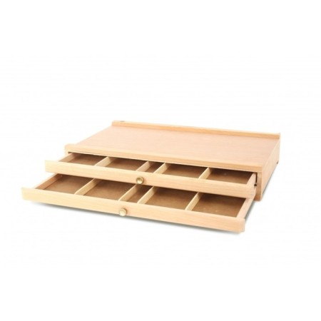 Organizer for pastel Gamma "Studio", 2 levels, 27 x 7.3 x 41 cm, beech-2