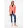 Cardigan female, size 42, coral color
