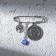 Brooch - Pin "Happy Coin", length 3.5 cm