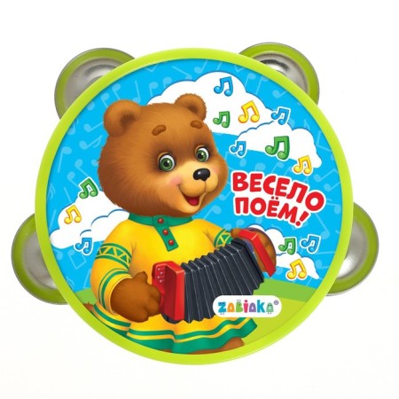 Музыкальная игрушка бубен «Весело поём!»-3