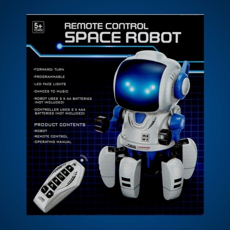 Cosmic robot, radio control, programmable, light, sound-8