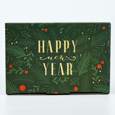 Folding box "Happy New Year", 22 x 15 x 10 cm, new year-4
