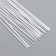 Wire for creativity "Blumentag" 0.55 mm, 30 pcs, 40 cm, in a plastic braid, white