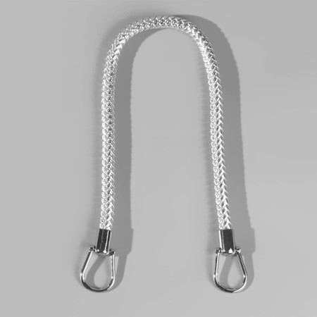 Handle for bag, 55 cm, silver color-2
