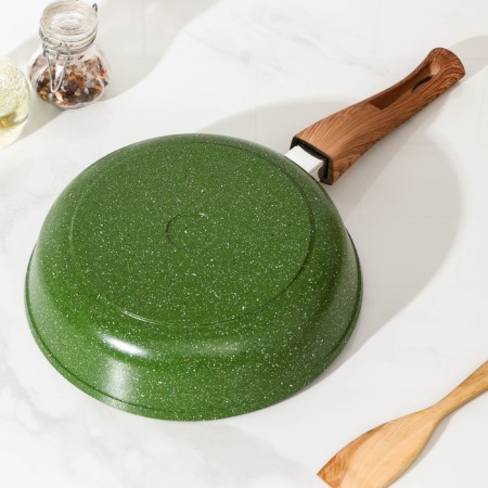 Forest frying pan "Forest", d = 24 cm, glass cover, removable handle, anti -stick coating-2