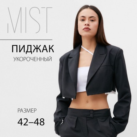 Shorted jacket Mist, r.42, dark gray-10